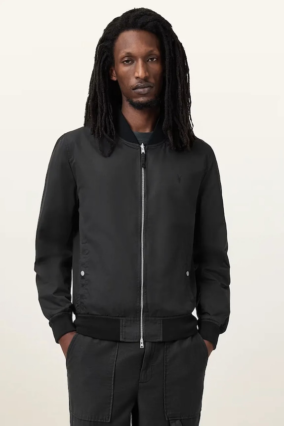 AllSaints bomber Ανδρικό REV μαύρο M085OB