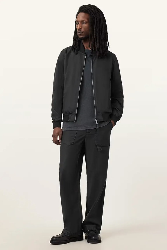 AllSaints bomber Ανδρικό REV μαύρο M085OB