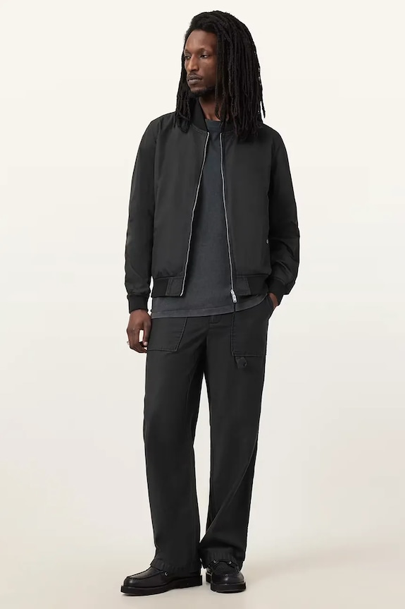 AllSaints bomber Ανδρικό REV μαύρο M085OB