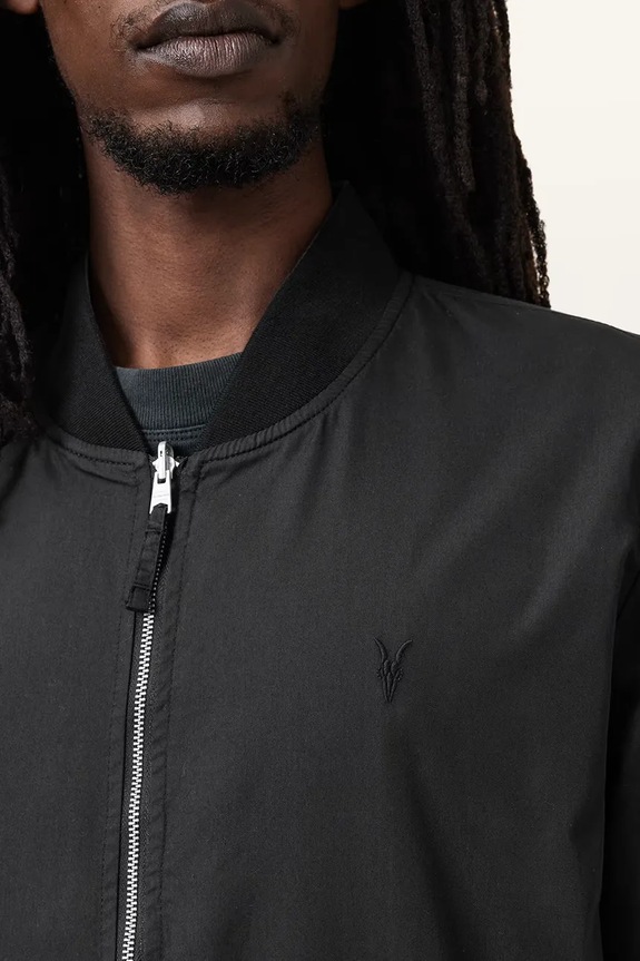 AllSaints bomber Ανδρικό REV M085OB μαύρο
