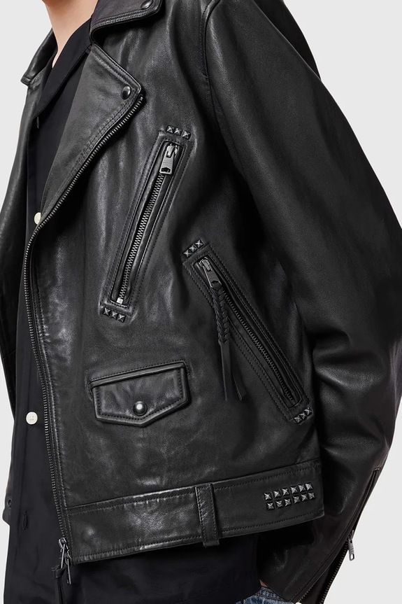 Bunda AllSaints RONNET M016LC černá SS25