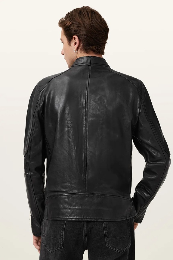 AllSaints kurtka skórzana CORA M064LB czarny