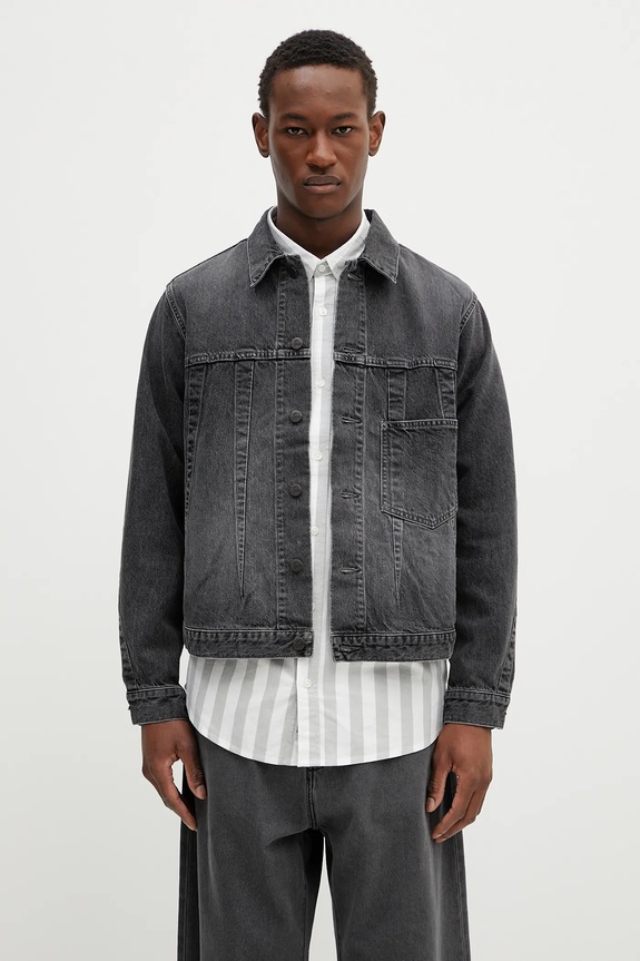 Needles denim jacket Darts Jean non-insulated black QV160