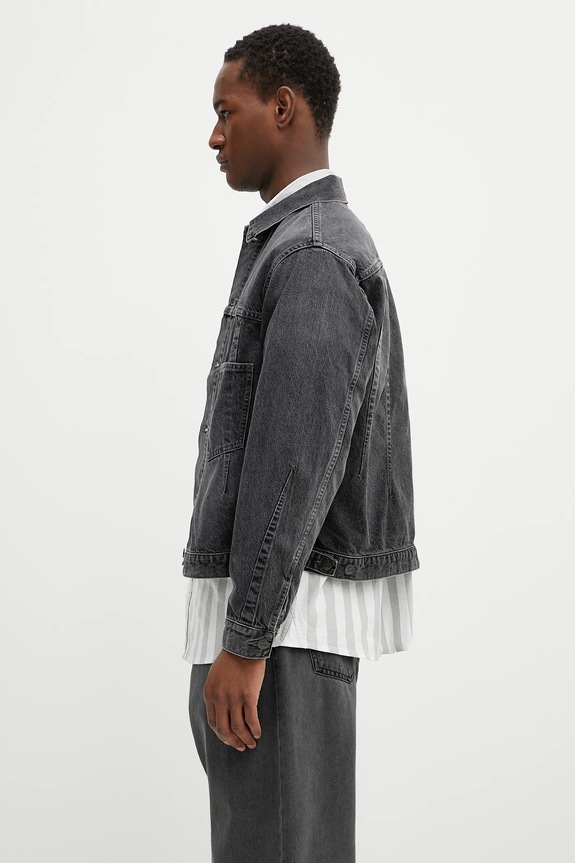 Needles denim jacket Darts Jean QV160 black SS25