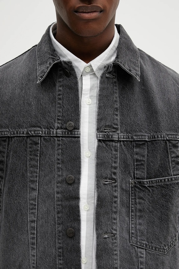 Needles denim jacket Darts Jean black QV160