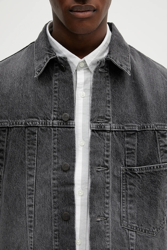 Needles denim jacket Darts Jean black QV160