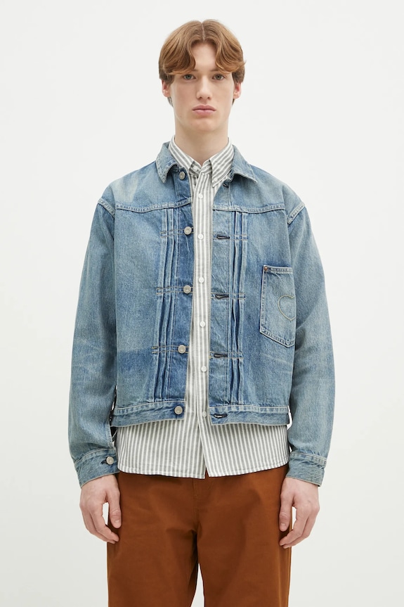 Odjeća Traper jakna Human Made Denim Work Jacket Future HM29JK003 plava