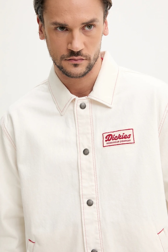 Dickies kurtka jeansowa beżowy DK0A4Z76C481