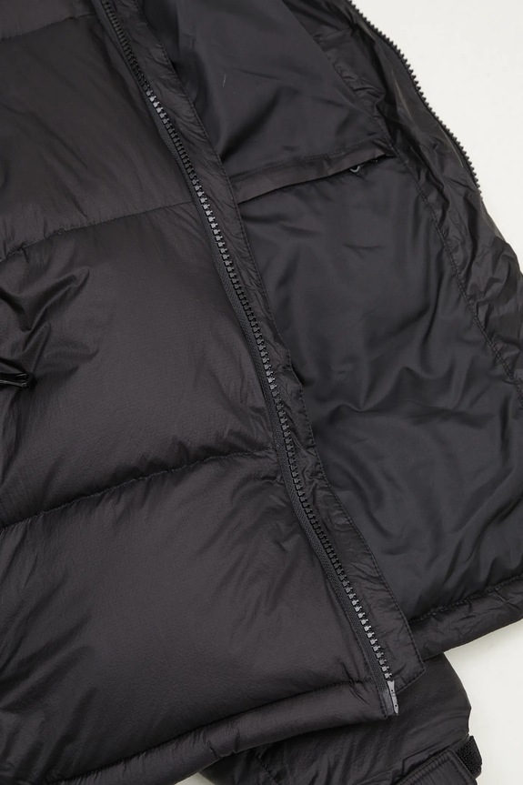 Пухова куртка MKI MIYUKI ZOKU Translucent Bubble Jacket TRANSLUCENT.BUBBLE.BL чорний