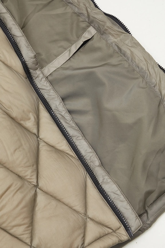 MKI MIYUKI ZOKU down jacket Translucent Diamond Bubble TRANSLUCENT.DIAMOND.GR green