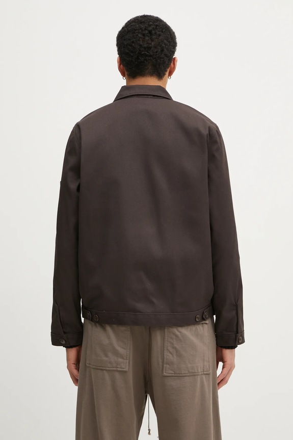 Clothing Dickies jacket M Unlined Eisenhower Jacket Rec Dark Brown DK0A4Y6UDBX1 brown