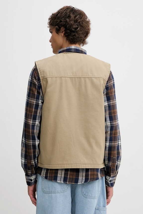 Oblečenie Bavlnená vesta bez rukávov Dickies Duck Canvas Summer Vest Sw Desert Sand DK0A4YQKF021 béžová