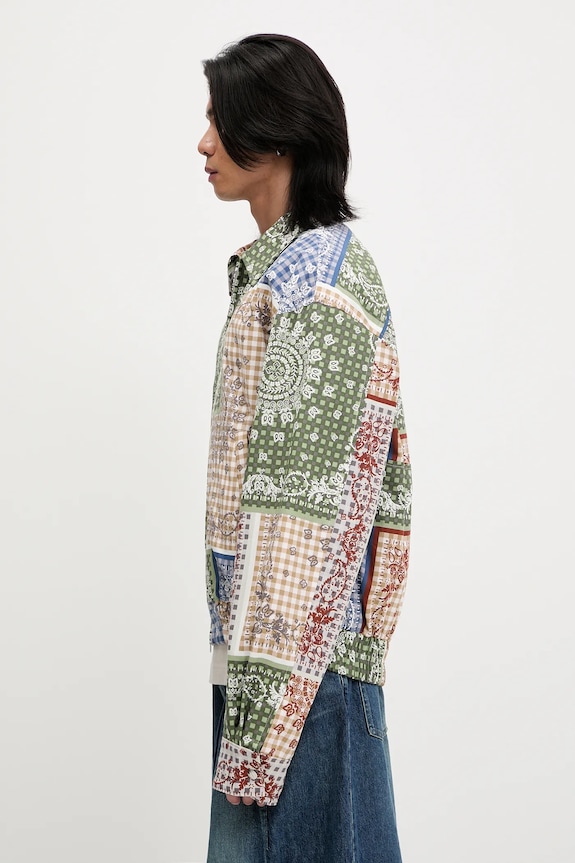RHUDE jacket Bandana RHSS25JA01450 green SS25