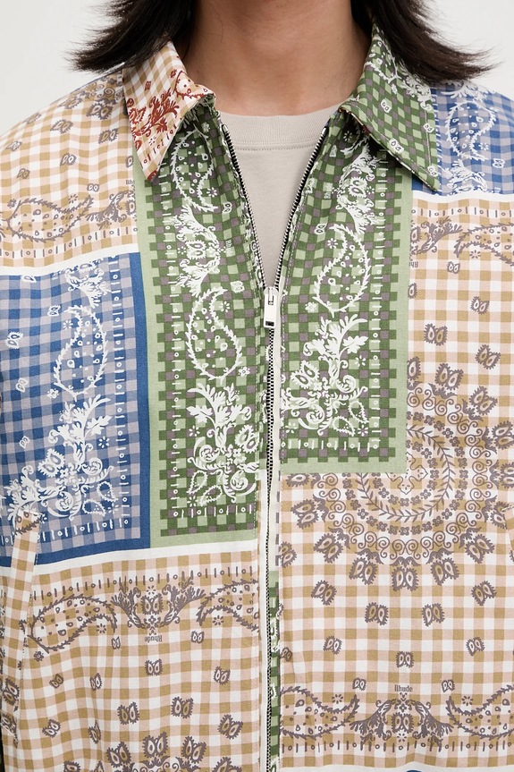 RHUDE jacket Bandana green RHSS25JA01450