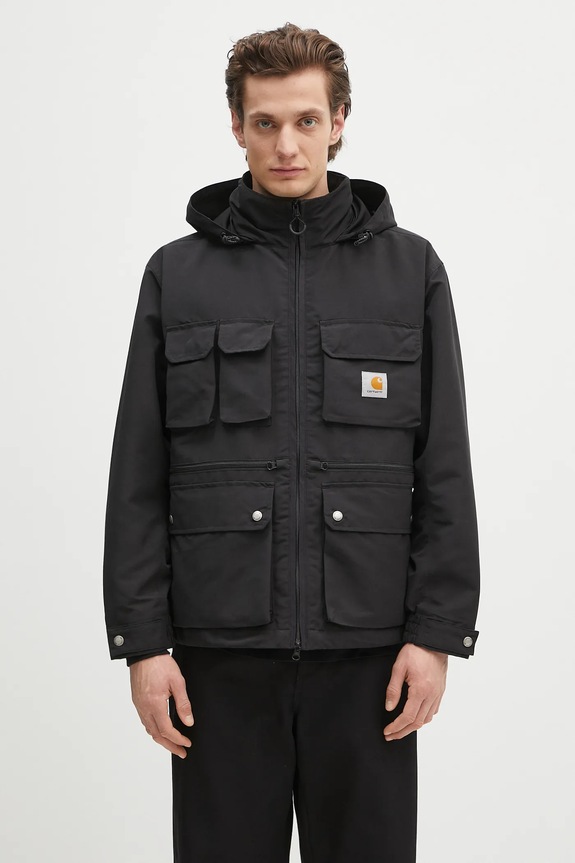 Carhartt WIP jacket Irwin Jacket with black I034504.89XX