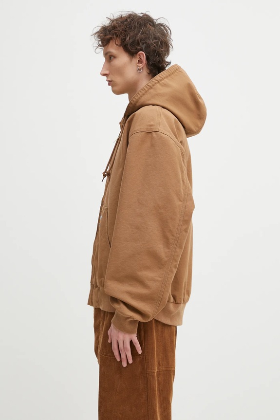 Carhartt WIP cotton jacket OG Active Jacket I034311.HZ02 brown SS25