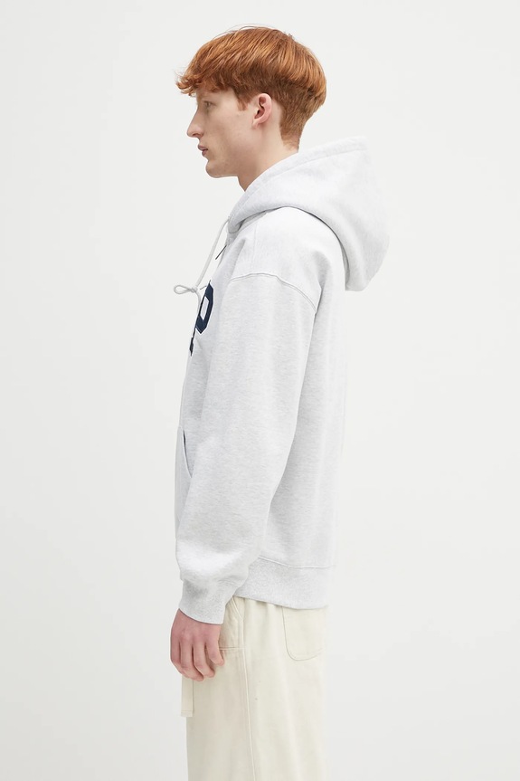 Carhartt WIP sweatshirt Hooded WIP Sweat Jacket I034691.48206 gray SS25