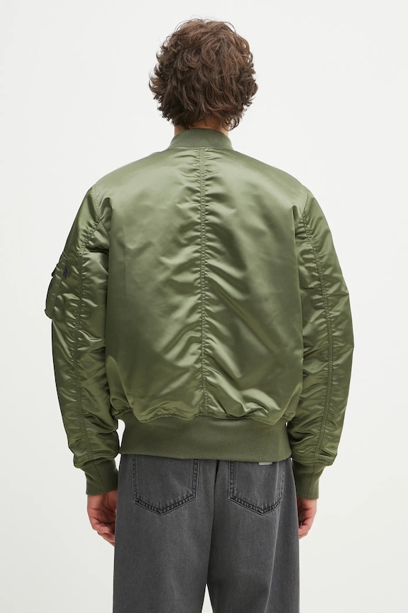 Clothing Alpha Industries reversible jacket MA-1 Base Flight Jacket 756111.01 green