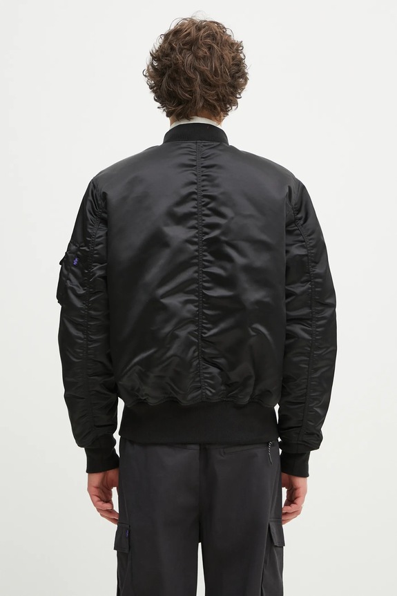 Одежда Двусторонняя куртка-бомбер Alpha Industries MA-1 Base Flight Jacket 756111.03 чёрный