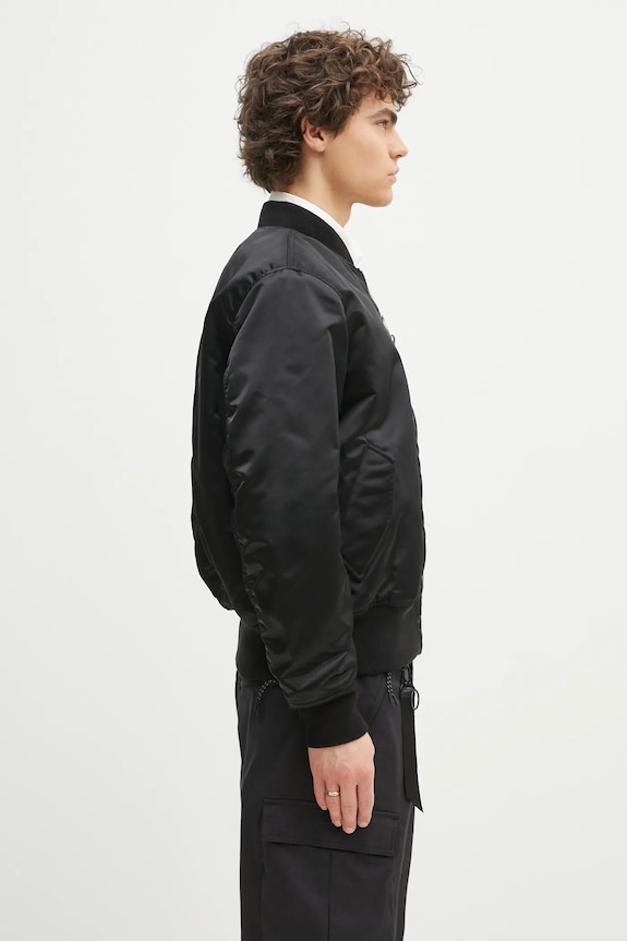 Двусторонняя куртка-бомбер Alpha Industries MA-1 Base Flight Jacket чёрный 756111.03