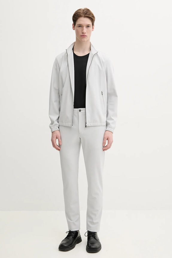 Μπουφάν Theory P0197411 γκρί SS25