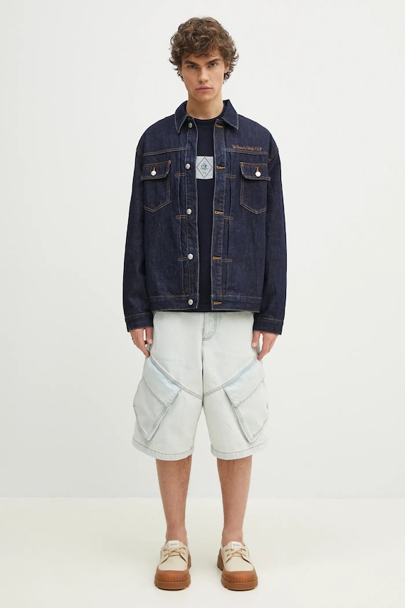 Τζιν μπουφάν Billionaire Boys Club Script Logo Denim Jacket B25107