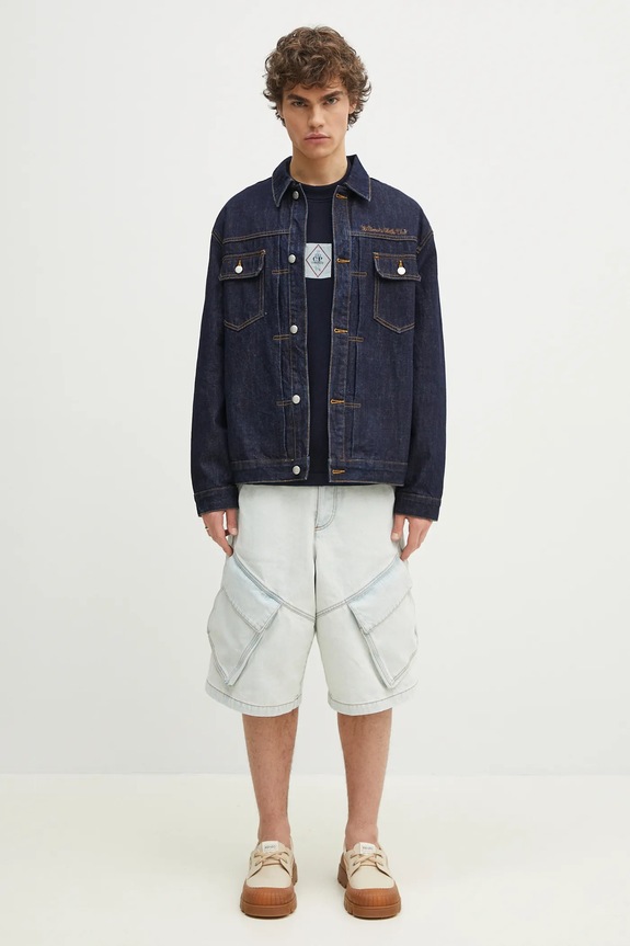 Billionaire Boys Club kurtka jeansowa Script Logo Denim Jacket B25107