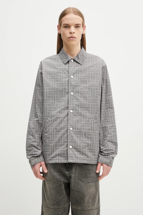Kenzo kurtka bez kaptura szary FF55BL0619NJ.96