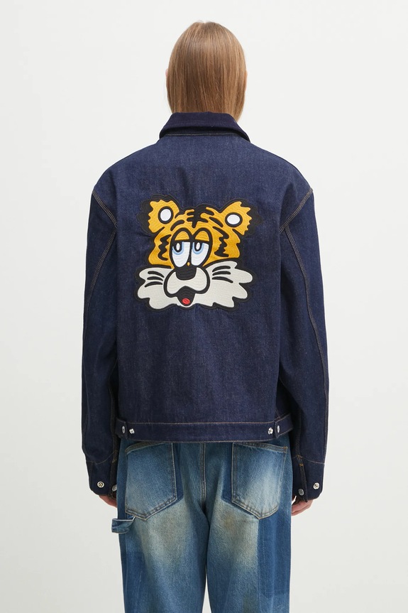 Одяг Джинсова куртка Kenzo FF55DV1136B1.DM темно-синій