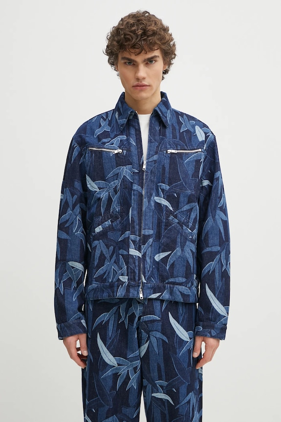 Džínová bunda Kenzo nezateplené námořnická modř FF55DV3106P1.DM