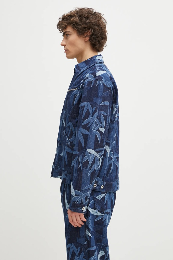 Džínová bunda Kenzo FF55DV3106P1.DM námořnická modř SS25