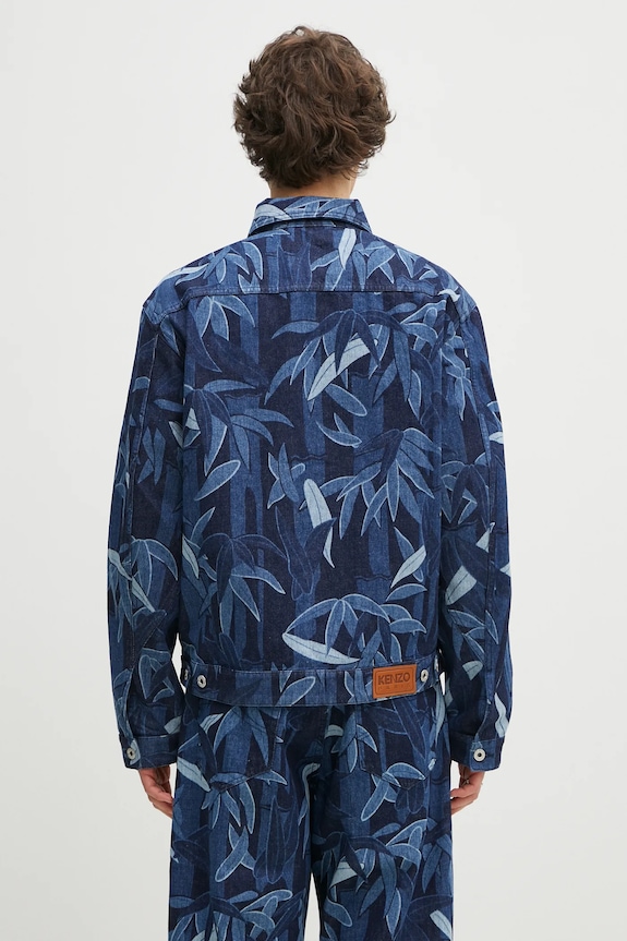Oblečení Džínová bunda Kenzo FF55DV3106P1.DM námořnická modř