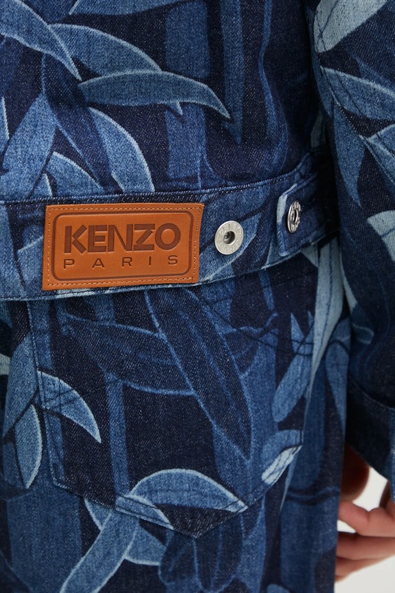 Džínová bunda Kenzo námořnická modř FF55DV3106P1.DM