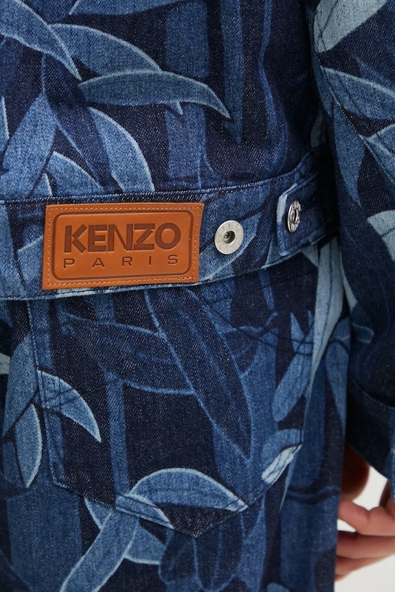 Džínová bunda Kenzo námořnická modř FF55DV3106P1.DM