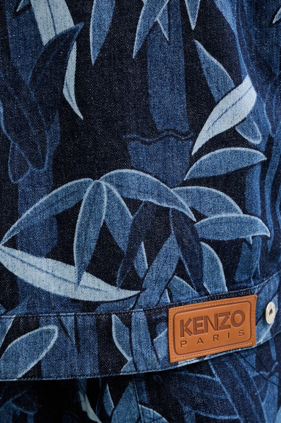 Kenzo kurtka jeansowa FF55DV3106P1.DM