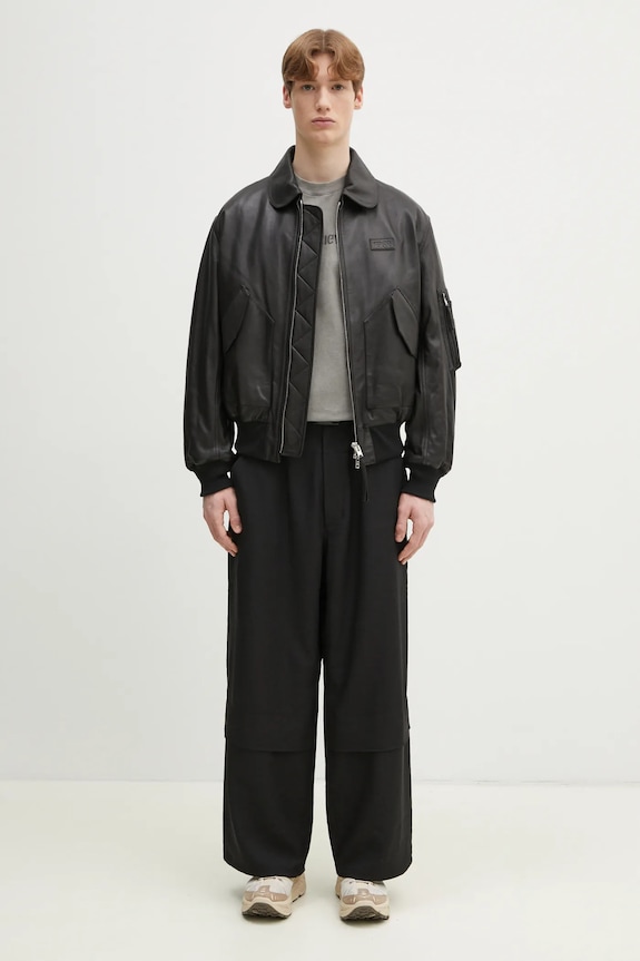 Kenzo giacca in pelle FF55LB1430AD.99