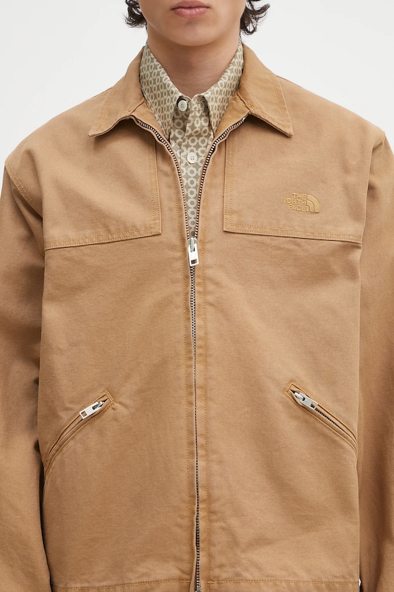 The North Face giacca Cedar Canvas Work marrone NF0A8B721731