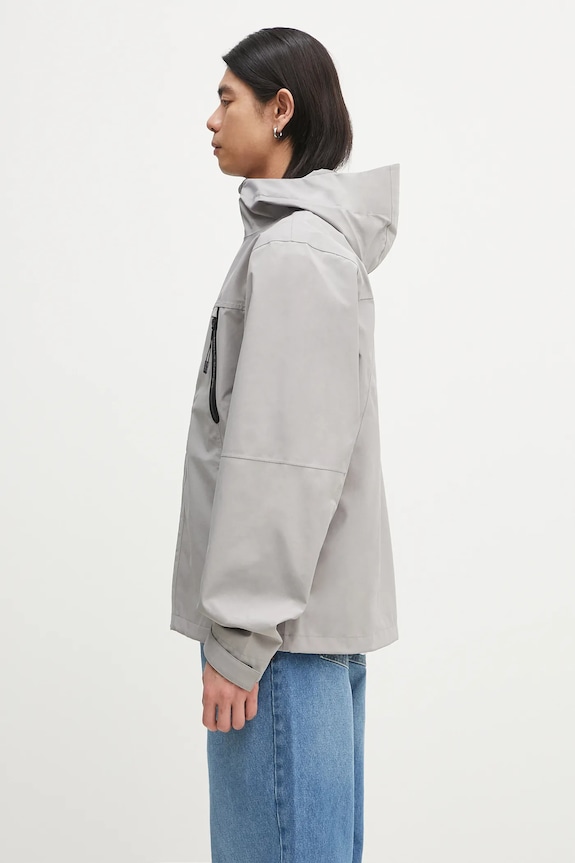 Daily Paper geacă de ploaie Kunle Rain Jacket 2512003 gri SS25
