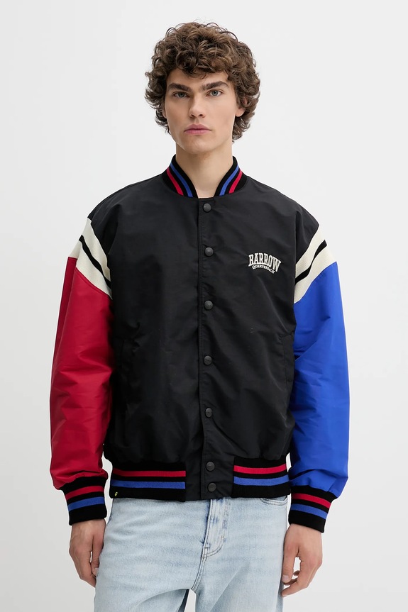 Barrow kurtka bomber bez kaptura czarny S5BWUABO091