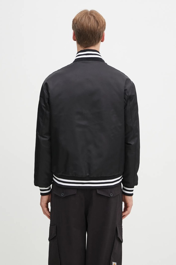 Одежда Куртка-бомбер No Problemo NYP Nylon Varsity Jacket NP7040103 чёрный