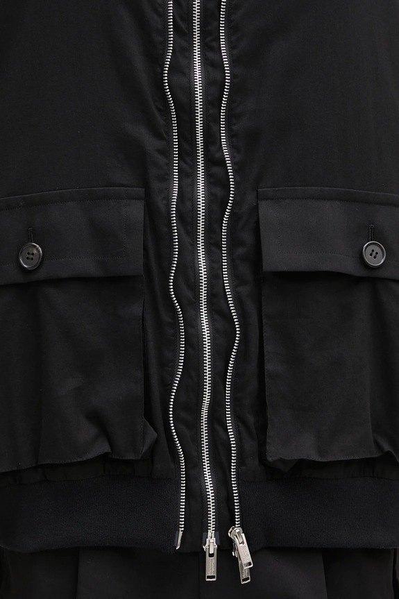 Bavlněná bunda Undercover Blouson černá UC1E4206.2