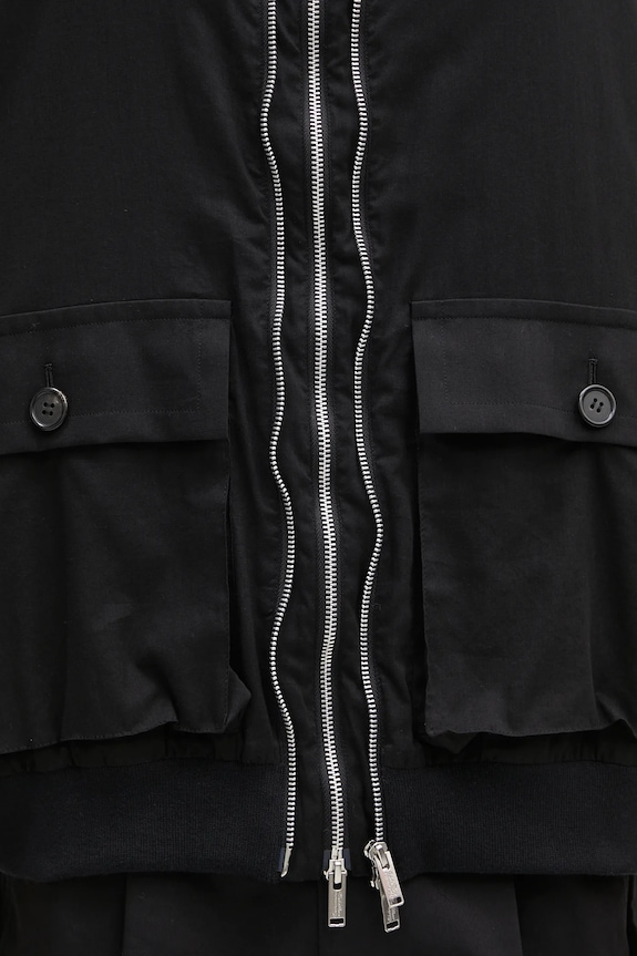 Bavlněná bunda Undercover Blouson černá UC1E4206.2