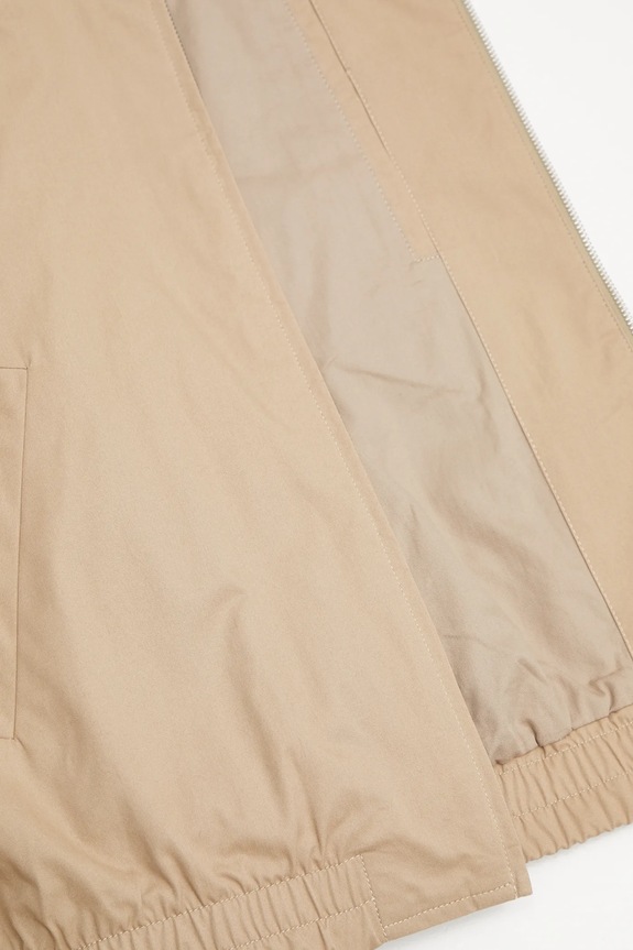 A.P.C. jachetă de bumbac Blouson Gilbert COGZR.H02922 bej