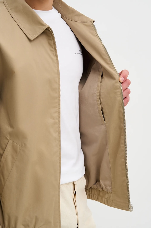 A.P.C. jachetă de bumbac Blouson Gilbert COGZR.H02922