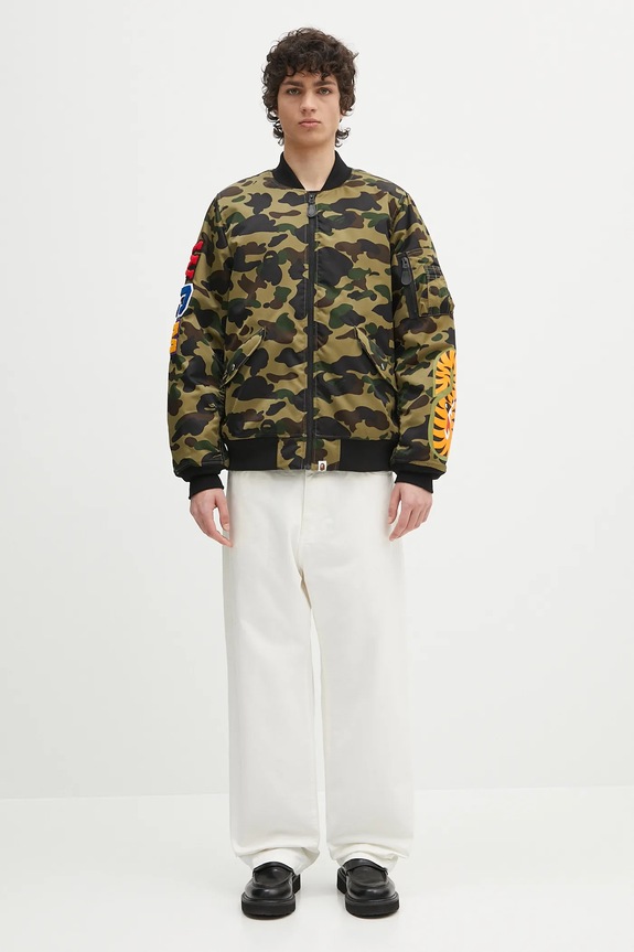 Jakna A Bathing Ape 1St Camo Shark Ma-1 1L30141003