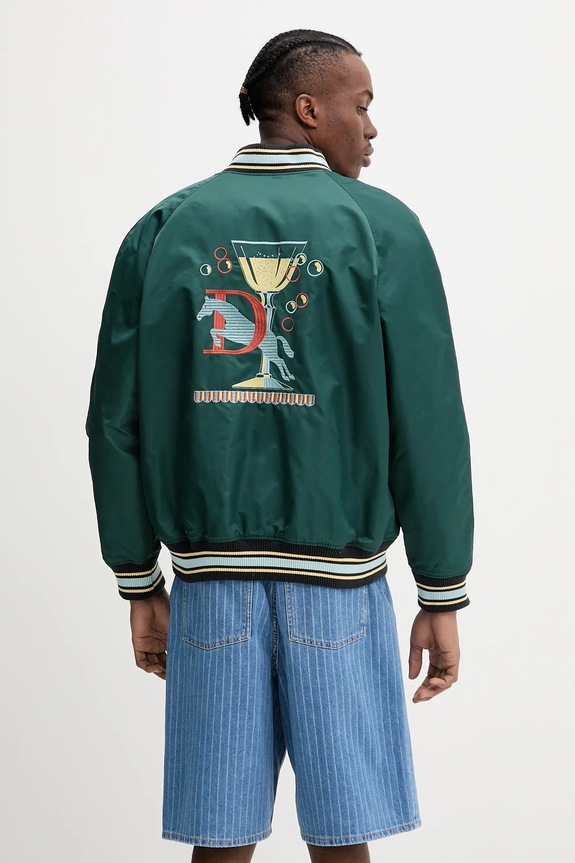 Одяг Куртка Drôle de Monsieur Le Bomber Polo G.JT219.PA014.DGN зелений