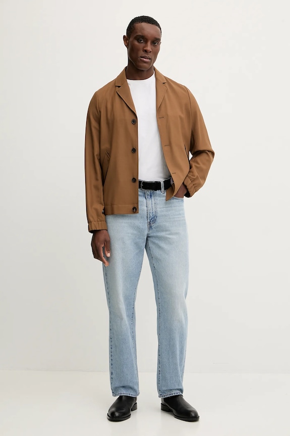 Μάλλινο σακάκι Paul Smith M1R.440Z.P00108 καφέ SS25