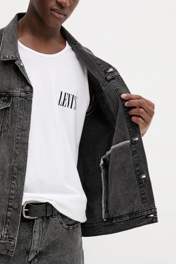 Levi's giubbotto di jeans RELAXED TRUCKER VEST A5789