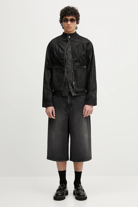Ader Error denim jacket Apparel-Top BO01SSJK0108BK black