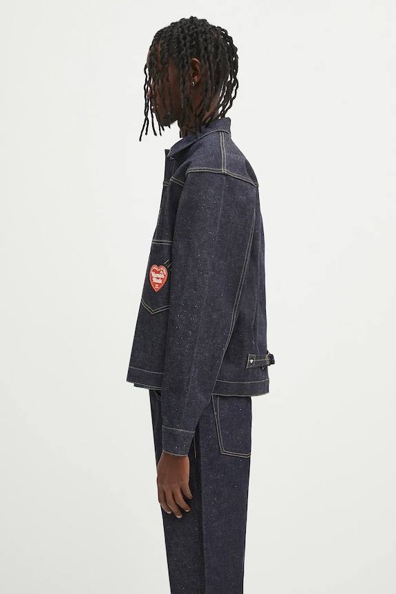 Human Made denim jacket Denim Work Jacket Past HM29JK002 blue SS25
